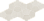 Мозаика Italon Континуум Полар Призм 20,5х41,3