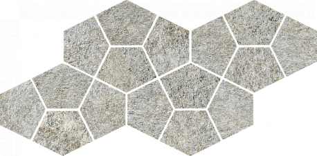 Мозаика Магма Сильвер Призм 41,3х20,5