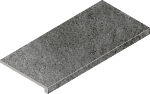 Ступень угл.пр. Магма Графит 33х60