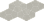 Мозаика Континуум Сильвер Призм 20,5х41,3
